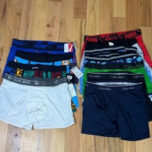 Lot of 10+ men’s underwear puma Calvin Klein Michael kors Harry Potter puma M L